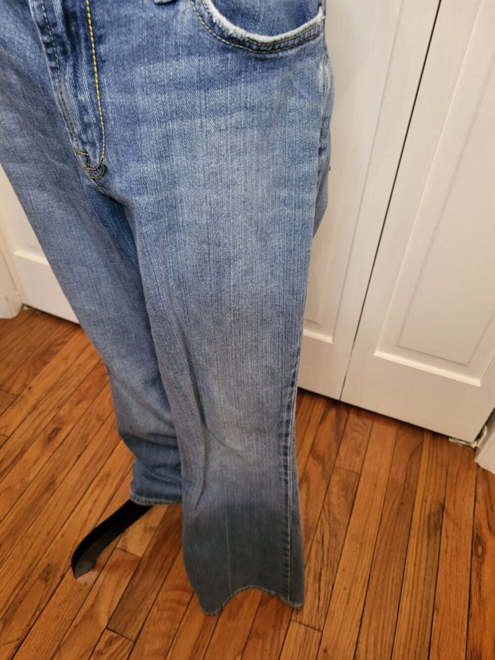 Vintage Y2K Lucky Brand Jeans Bootcut Low Rise sz 12/31 Short 00s Back to School - Picture 7 of 12